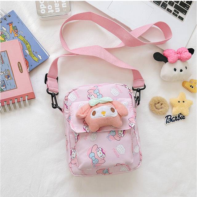 (Melodi) Fashionable And Cute Girls Cartoon Snack Bag In Various Designs Ideal For Young Kids Playtime
