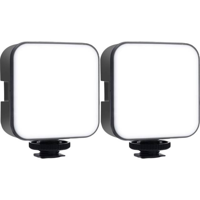 (2Pcs) 3 Light Mode LED Video Light Camera Light 6500K 800LM 3W Mini Vlog Fill Light Lamp Photography Lighting For DJIDSLR Camera
