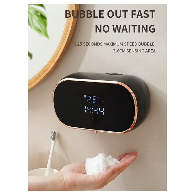 Sensor Soap Dispenser Automatic Foaming Hand Wash Dispenser White