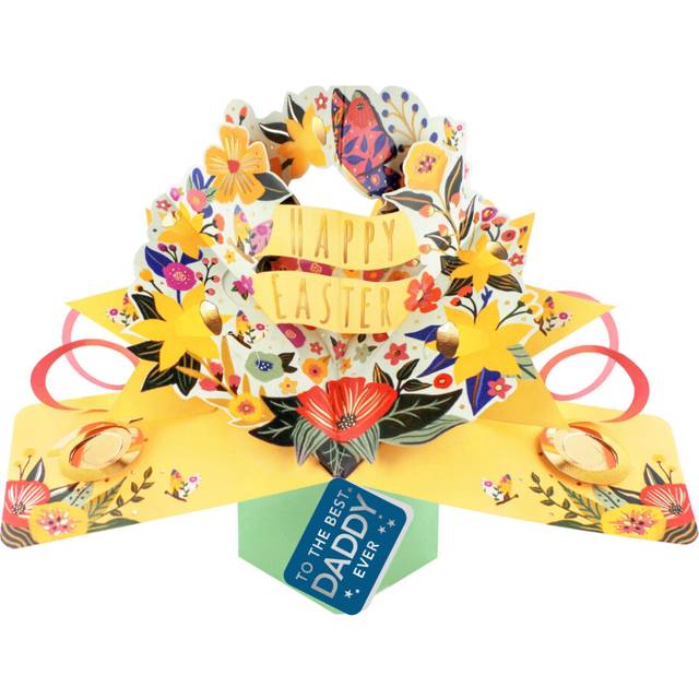Pop Up Easter Card To The Best Daddy Ever Spring Celebration 3D Pop Up Cards