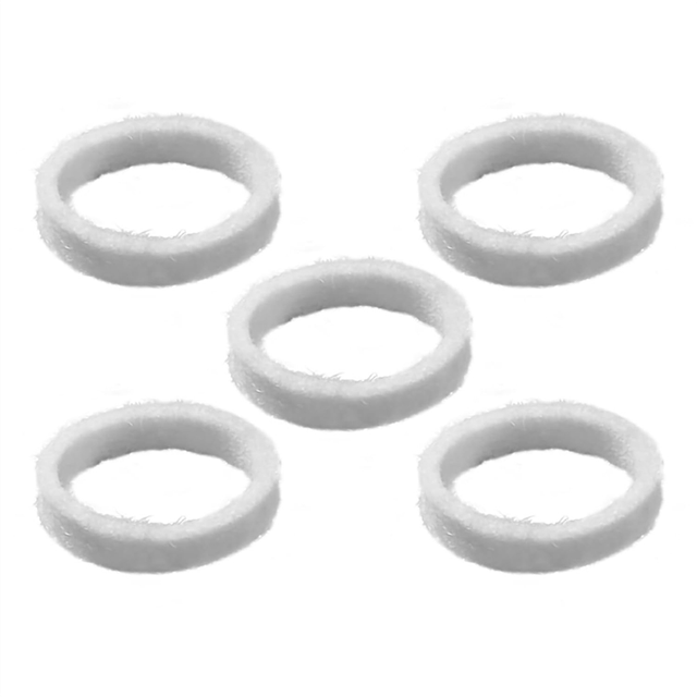 5Pcs Felt Washer Replacement for Espresso Machine Grinders-Compatible with BES870, BES878, BES880, BES980, BCG820 Models