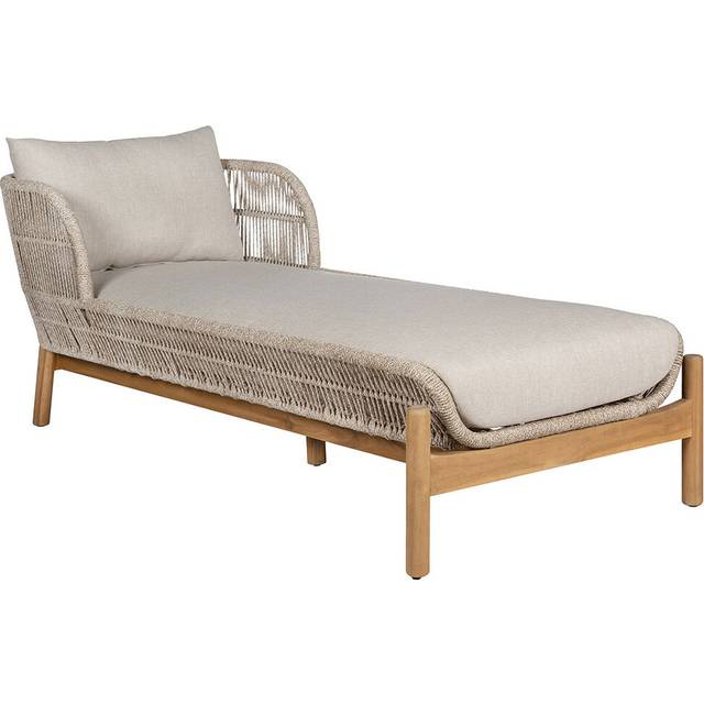 House Nordic Terracina Solseng Med Ben I Akacietræ Inkl Beige Hynder L190xB87xH72,6cm