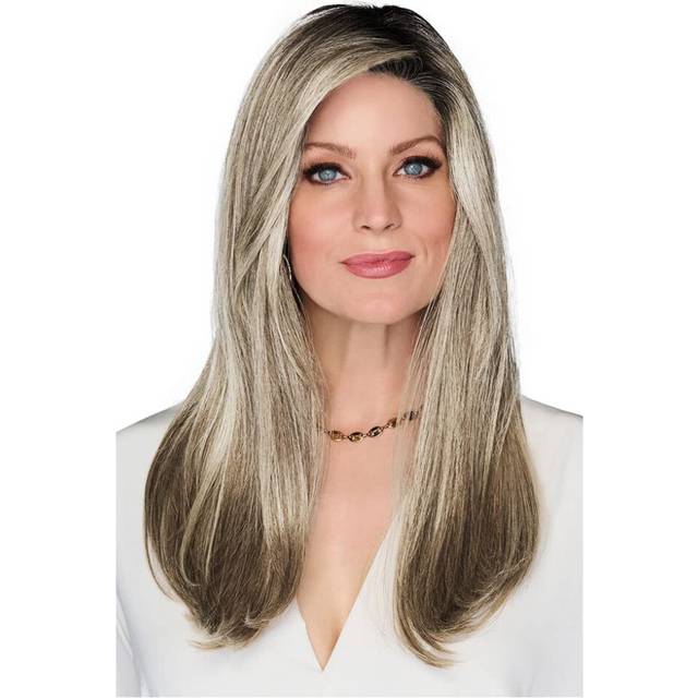 Raquel Welch Long 18 Inch Top Billing Top-of-The-Head Hair Topper Wig  RL613SS Platinum
