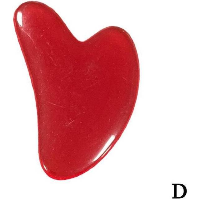 (a-D) 7colors Gua sha Scraper Board Face Massager Meridian Lifting Muscle Resin Scraper Thin Skin Relaxation Face Gouache