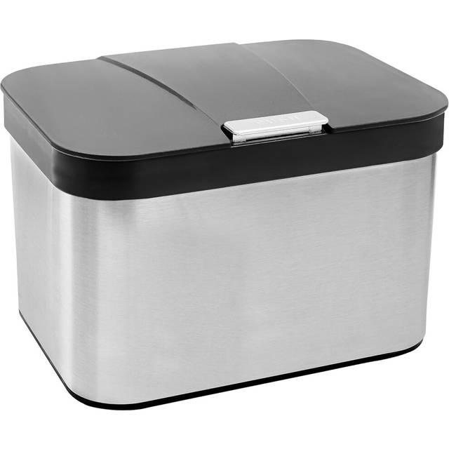 9L Hanging Trash Can, Grey