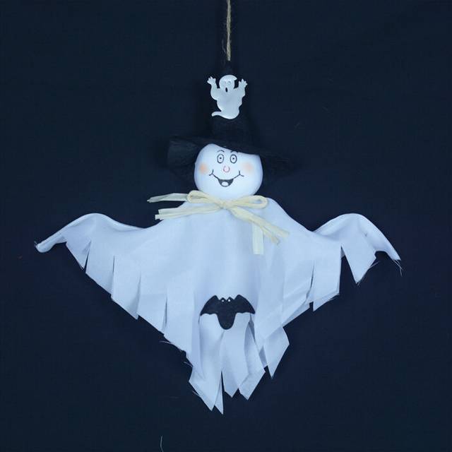 (Style 2) Decoration Hanging Halloween Ghost Ornaments Haunted House Arrange Props Horror