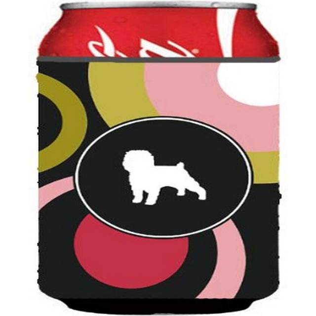 Caroline's Treasures KJ1001CC Can or Bottle Hugger Cooler Washable Drink Sleeve Collapsible Beverage Insulated Holder, Can Hugger, Multicolor