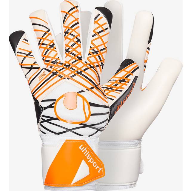 Uhl Sport Målvaktshandske Soft Hn Comp Målvakt Vit/Svart/Fluo Orange - 9,5