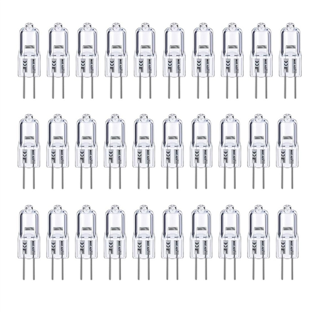 G4 Bulb,20 Pack Halogen G4 12V 20W with G4 Bi-pin Base