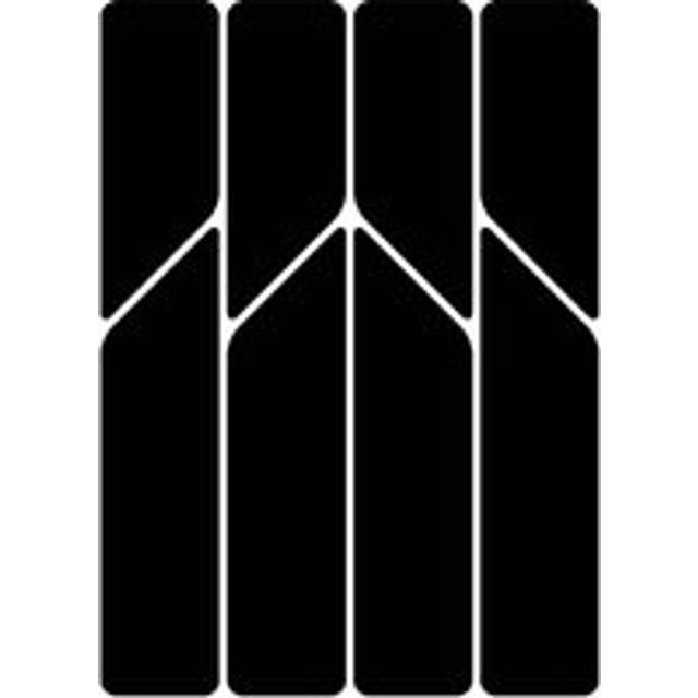 Reflective sticker kit Riesel Design RE flex - Noir