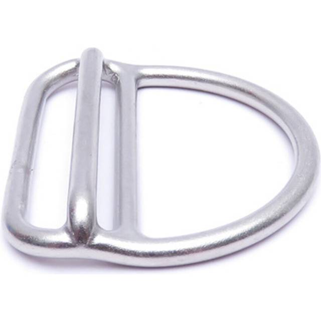 Scuba Diving Stainless Steel Double Gear Slot Adjust D Ring Buckle