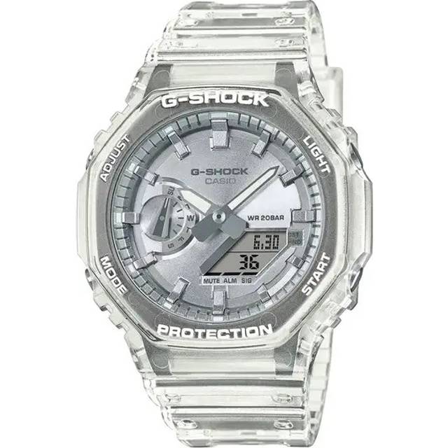 Casio Gents Metallic Dial Series Silver G-Shock Watch GA-2100BM-7A8ER