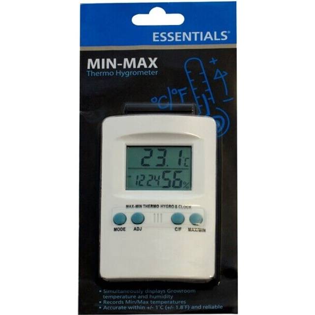 Essentials Essential Min/max Thermo Hygrometer - One Size