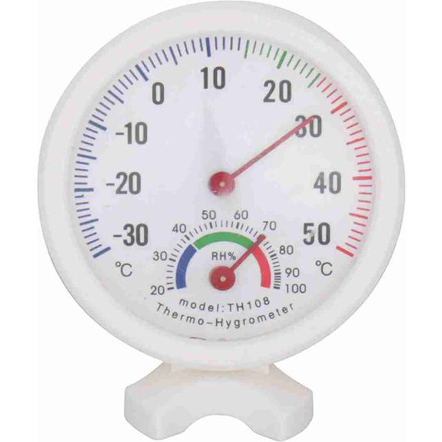 TH108 Indoor Analog Temperature Humidity Meter Thermometer Hygrometer -30~50 degrees C H