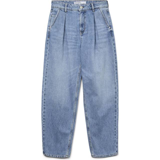 Vmetna Hög Midja Barrel-passform Jeans - Gorm - 26/32