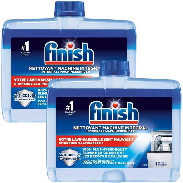 Finish Dishwasher Machine Cleaner | Original | 2 Washes (250ml x 2) |Deep Cleans and Helps to prolong life of your dishwasher
