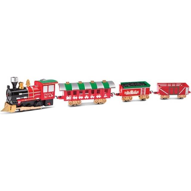 Christmas Train Track Toys Electric Stitching Train Track With Light And Music Effect