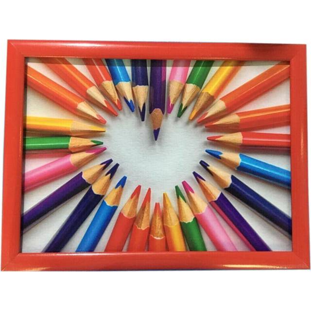 (Pencils Heart) Laptray Cushion Bean Bag Lap Tray Food Serving