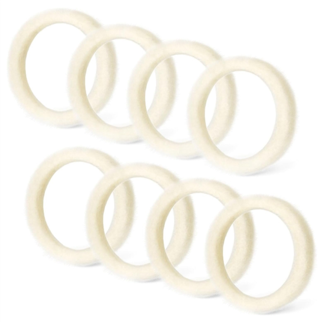 8pcs Felt Washer Replacement for Espresso Machine Grinders