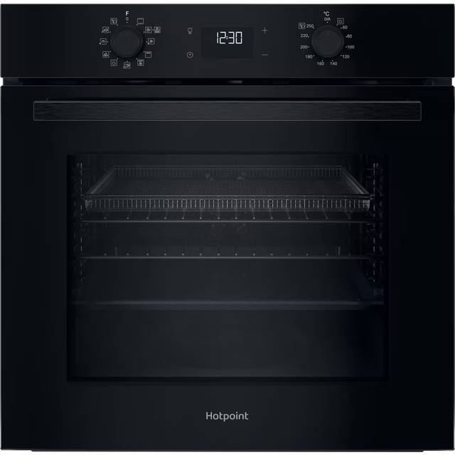 Hotpoint HO458HFB Built In Electric Single Oven in Black 71L