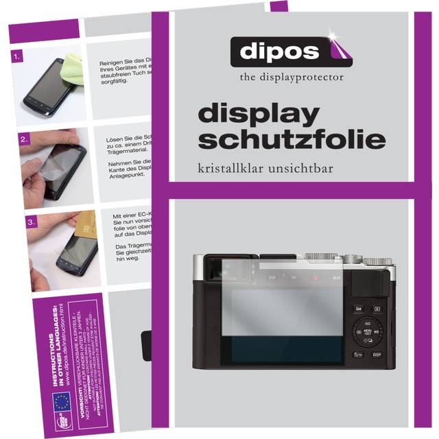 Screen protector for leica d-lux 7 protection crystal clear dipos