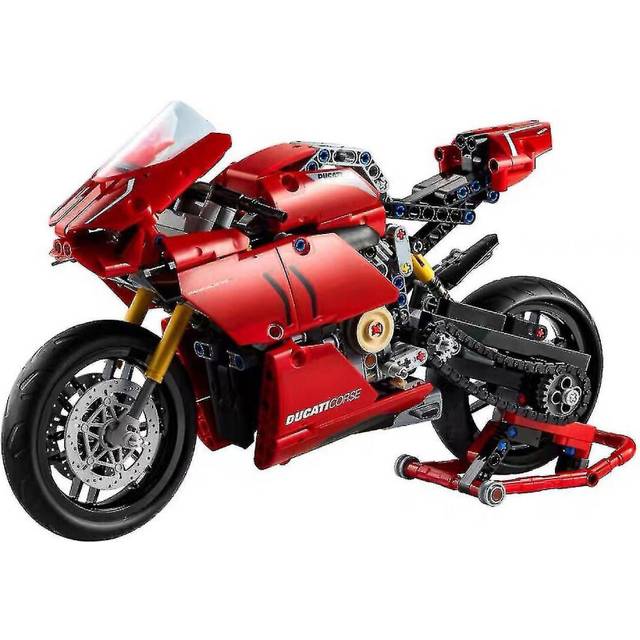 V4 R Motorbike, Collectible Superbike Display Model Building Kit With Gearbox And Working Suspension, Gift Idea.the Best Gift For Children's Day