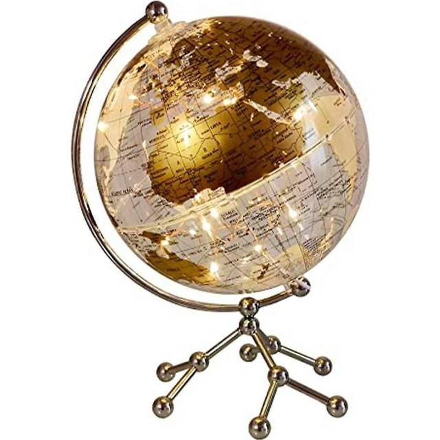 8inch World Globe,illuminated World Globe With Metal Stand,educational Interactive Globe, Led Globe