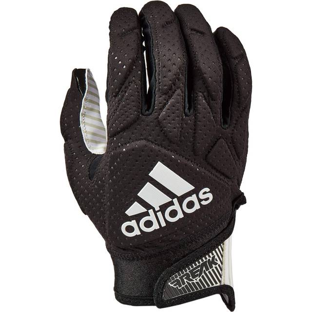 adidas Freak 5.0 Padded Adult Football Receiver Glove  Black/White  Sm