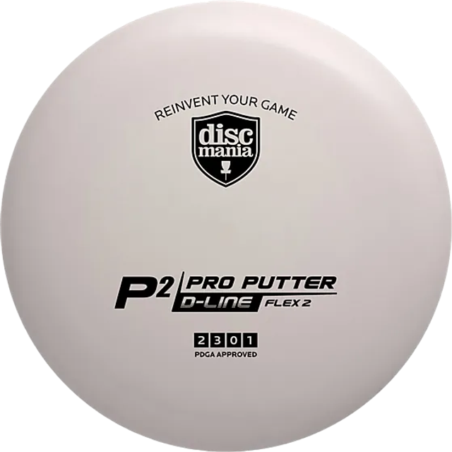 Discmania D-line P2 Flex 2 Discgolf White - NO SIZE
