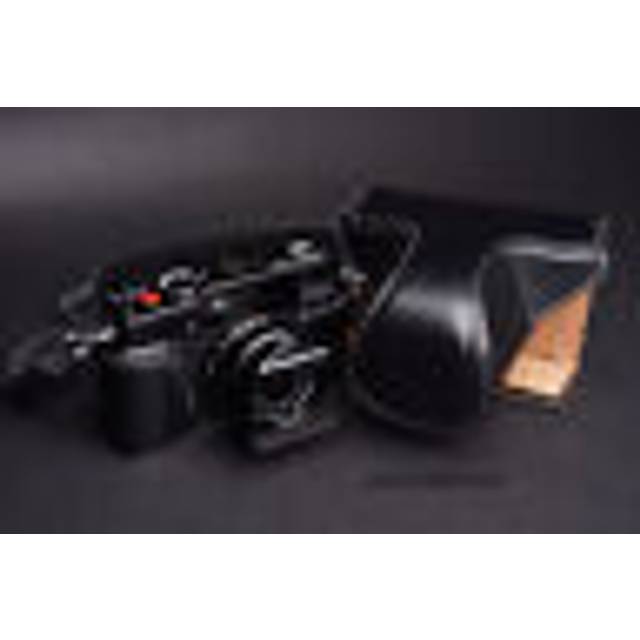 Handmade Retro Real Leather Full Camera Case Bag Cover For Fujifilm X-pro1 Black