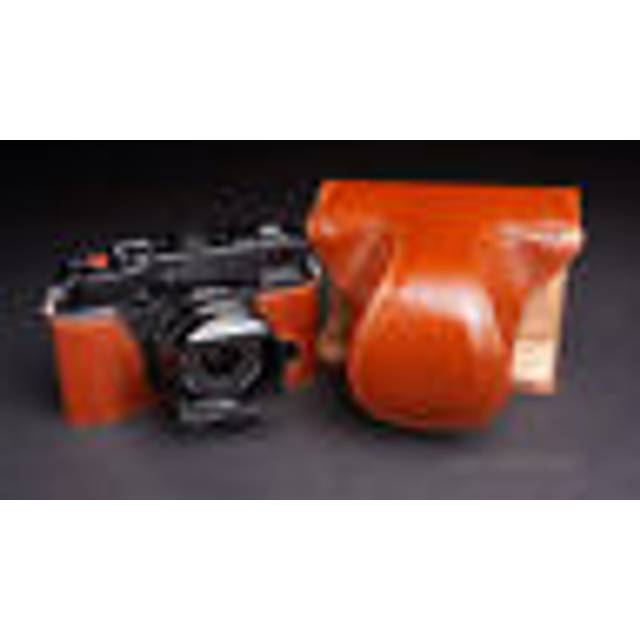 Handmade Retro Real Leather Full Camera Case Bag Cover For Fujifilm X-pro1 Brown