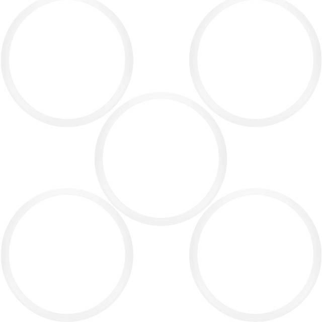 5pcs Pressure Cooker Sealing Ring Clear Universal Stainless Steel Pressure Cooker Gaskets O