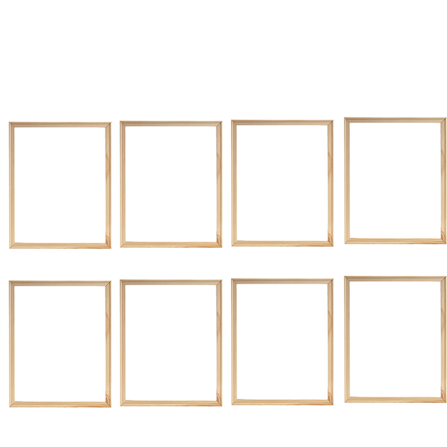 8pcs 40x50cm Wooden Frame DIY Photo Frame Art Suitable for Home Decor Painting Digital Paintings