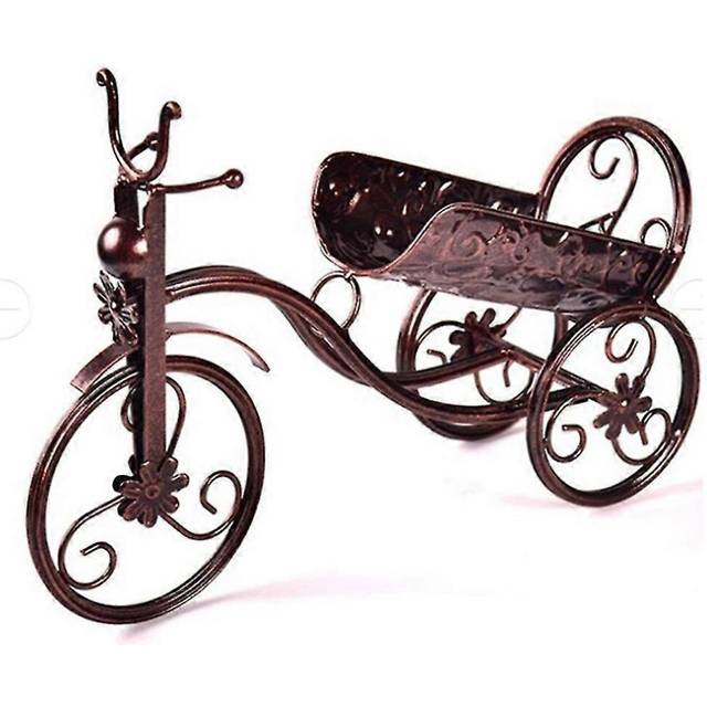 (As show, One size) Wine Bottle Holders Wall Mounted Wine Racks Dispenser Wine Bar Holder Organizer Wine Storage Shelf Bicycles Red