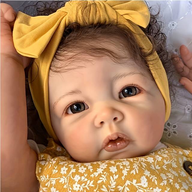 (20inch/50cm) NovoCreation 20-inch Realistic Reborn Baby Doll with Lifelike Handcrafted Features, Vinyl Skin
