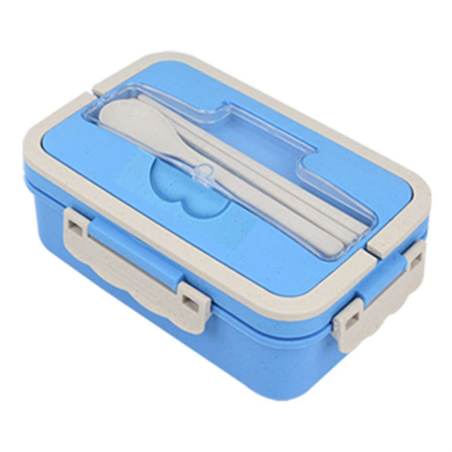 Bento Box for Adults - 3 Compartment Leakproof Lunch Container, Microwave & Dishwasher Safe, Reusable Salad Snack Box C