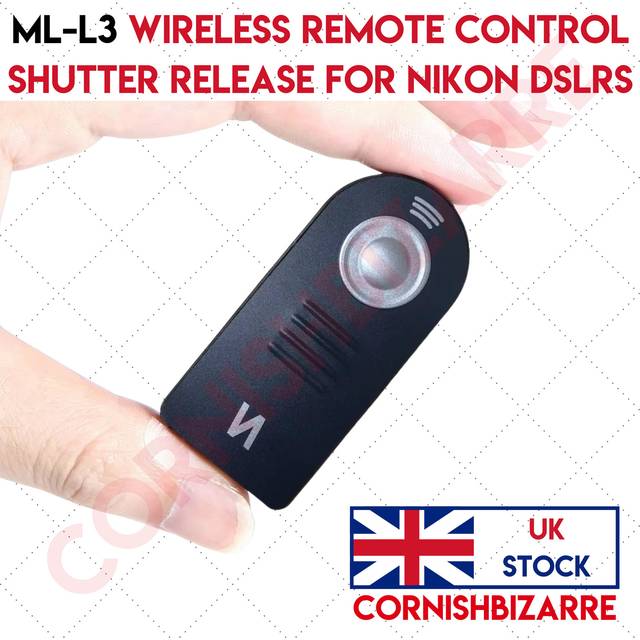 ML-L3 IR Draadloze Afstandsbediening voor Nikon D7000 D5100 D5000 D3000 D90 D80 D70S D70 D60 D50 D40X D40 8400 8800