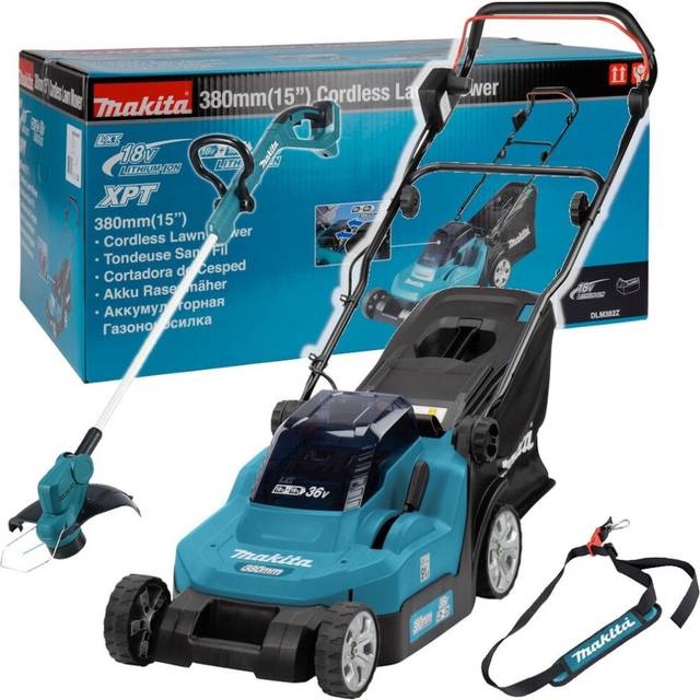 Makita - DLM382Z 18v / 36v lxt Cordless Battery Lawn Mower + Grass Line Trimmer