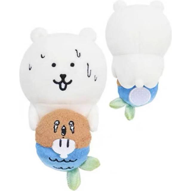 (StyleE) Kawaii Plush Aquarium Bear With Sushi Dog 12cm Super Soft And Cute Stuffed Animal