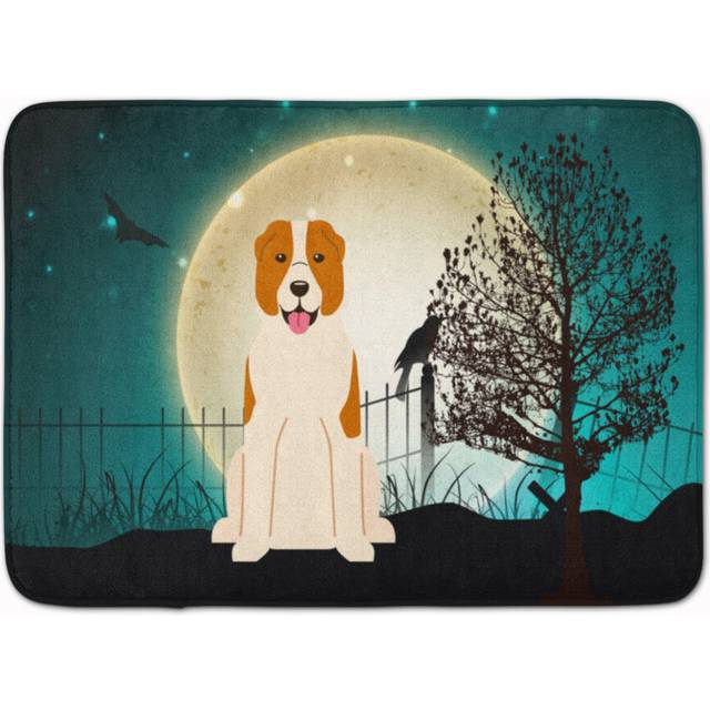 Caroline's Treasures Halloween Central Asian Shepherd Dog Floor Mat  19 x 27  Multicolor