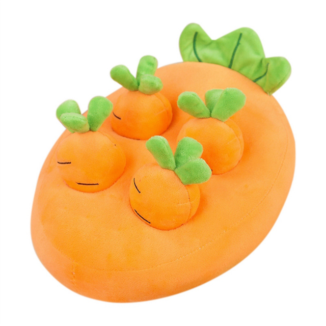 Carrot Plush Toy Cartoon Fruit Park Pillow Carrot Doll 22x22cm