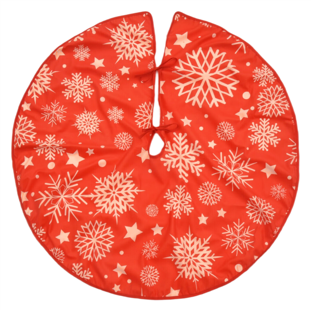 Christmas Tree Skirt Outdoor Xmas Floor Mat Cover Home Decoration, D