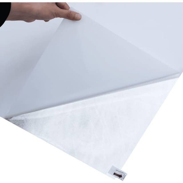 vidaXL Window Films 3 pcs Static Frosted Transparent White PVC
