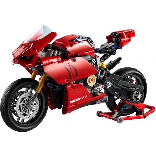 V4 R Motorbike, Collectible Superbike Display Model Building Kit With Gearbox And Working Suspension, Gift Idea.the Best Gift For Children's Day
