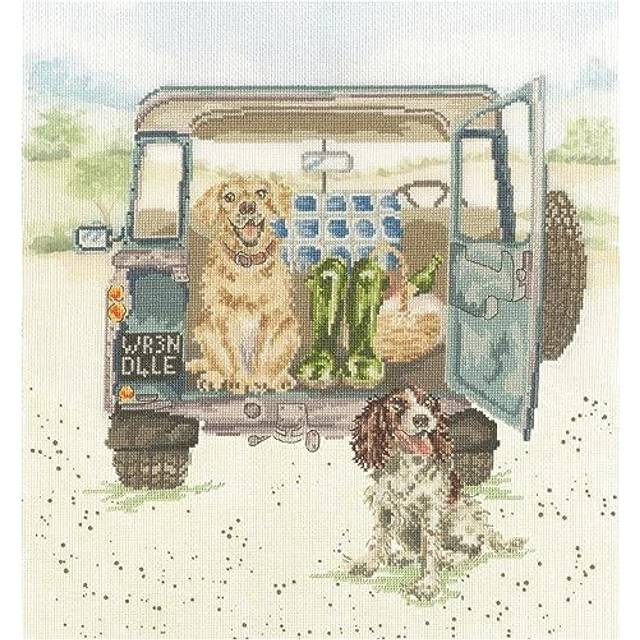 Bothy Threads Counted Cross Stitch Kit - Paws for A Picnic