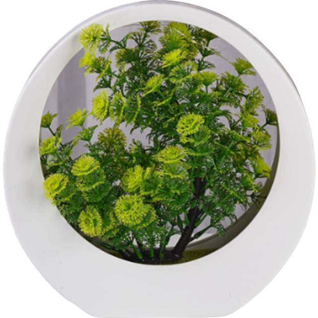 Artificial Plant Bonsai with LED Light Small Tree Pot Fake Potted Ornaments Home Table Decoration