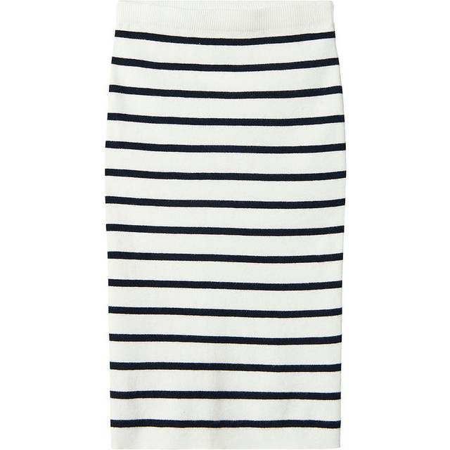 Name It Kjol - Stickad - NKfDinilla - Marinblå Blazer m. Ränder - Name It - 11 år (146) - Kjol