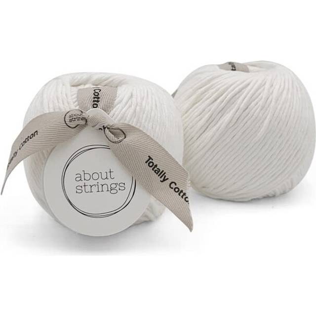 About Strings 100% Organic Cotton No.5 Chunky Yarn 3.53 oz 100g per Ball - 2 Balls Pack