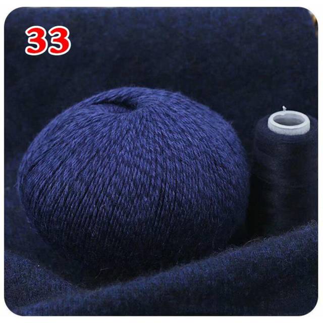 (33) 50+20g/set Wool Cashmere Baby Hand-knitted Cashmere Yarn Knitting Yarn Ball 100% Mongolian Cashmere