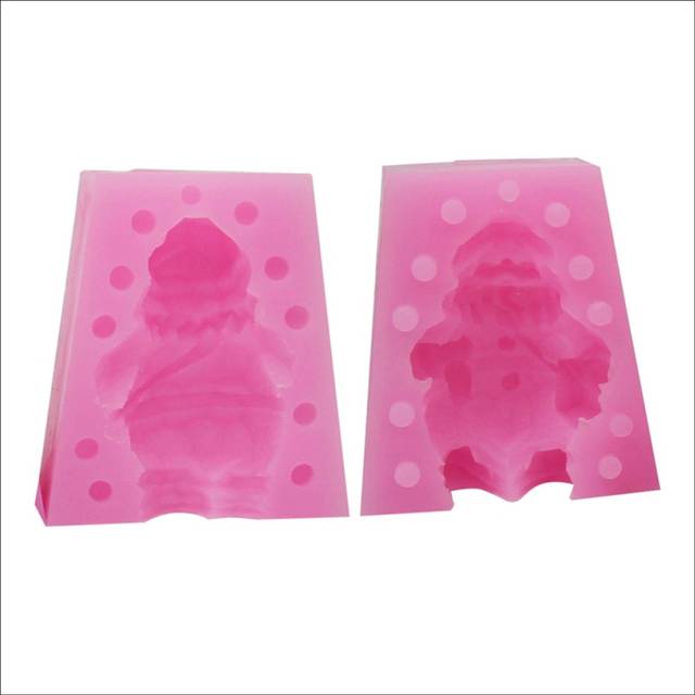 Christmas Candle Mold Cake Mold Plaster Epoxy Handmade Silicone Mold